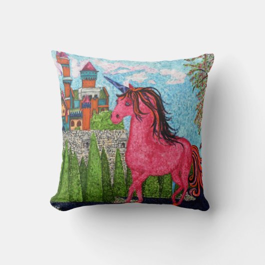 Coussin Il était une fois l'oreiller à lancer (Recto)