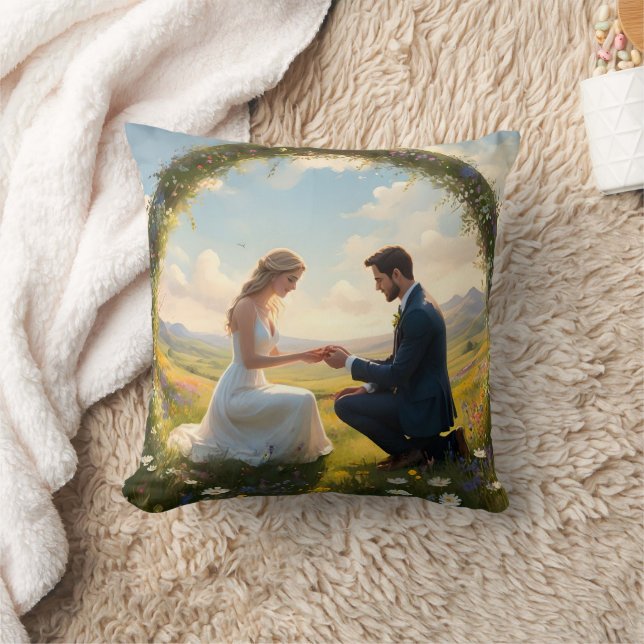 Coussin Il Était Une Fois Une Proposition De Mariage Magiq (Couverture)