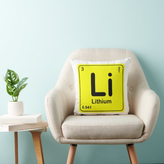Coussin Il fixe un prix Périodique - Lithium (Chaise)