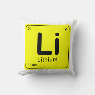 Coussin Il fixe un prix Périodique - Lithium
