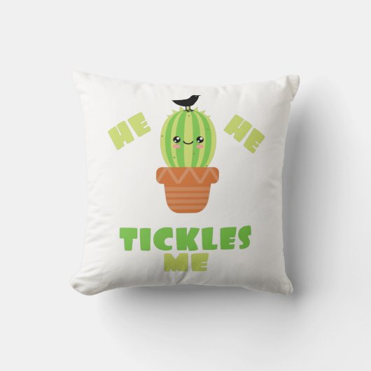Coussin Il Me Ticker (Recto)