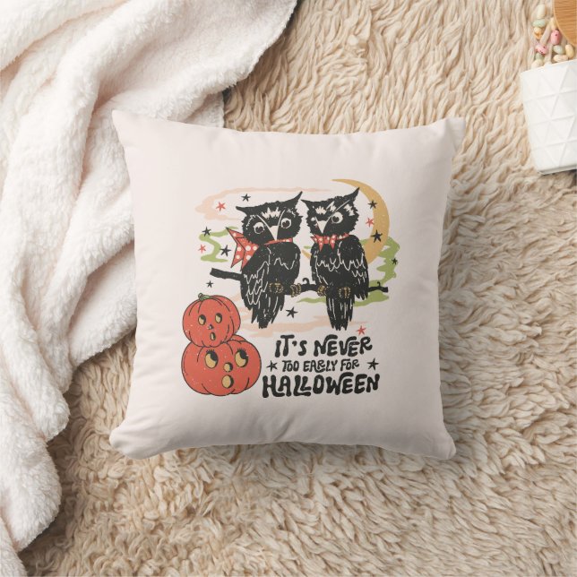 Coussin Il n'est jamais trop tôt pour Halloween (Couverture)