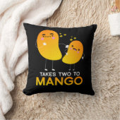 Coussin Il prend deux au tango de fruit de mangue (Couverture)