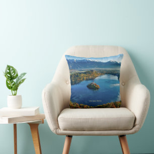 Coussin Île de Bled, Slovénie, paysager