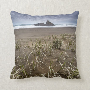 Coussin Île de la plage Panatahi de Karekare, côte oue
