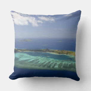 Coussin Île Mana et récif de corail, îles Mamanuca
