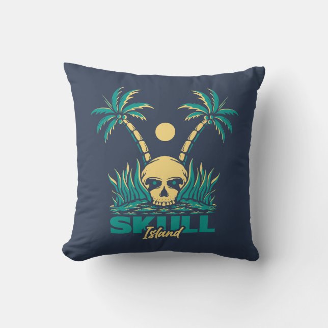 Coussin Île Skull (Recto)