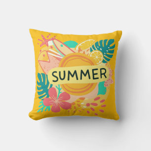 Coussin "Ile Vibes : Design de T-shirt été