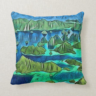 Coussin Îles d'Ampat de rajah