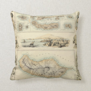 Coussin Îles portugaises dans l'Océan Atlantique