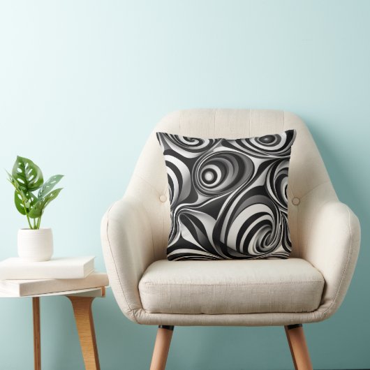 Coussin Illusion d'optique (Chaise)