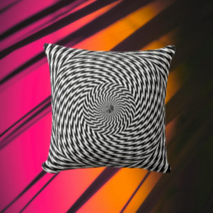 Coussin Illusion spirale dynamique