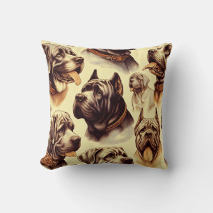 Coussin Illusion vintage de la maçonnerie napolitaine