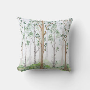 Coussin Illustration aquarelle-Forêt de fées. Enfants i