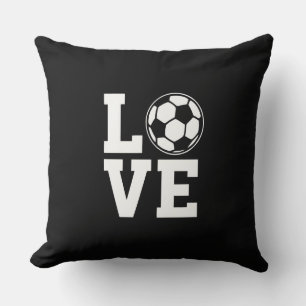 Coussin Illustration d'amour du football - Vêtements pour