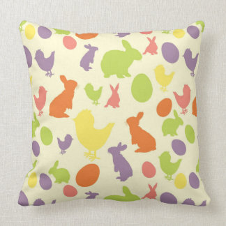 Coussin Illustration d'arrière - plan de Pâques