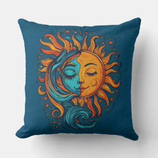 Coussin illustration Day Lady Sun