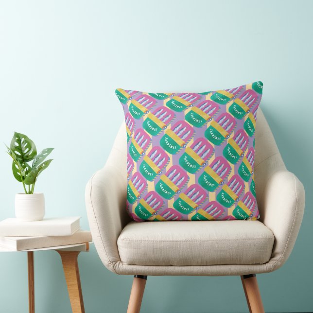 Coussin Illustration de Boîte de Sardines Rétro pour Décor (Chaise)