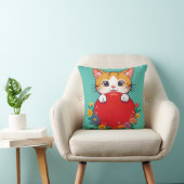 Coussin Illustration de chat mignon (Chaise)