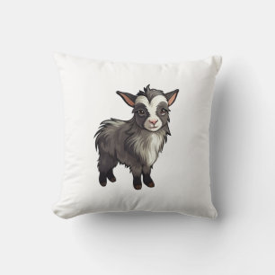 Coussin Illustration de chèvre
