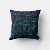 Coussin Illustration de conception de carte de circuit Cus (Verso)