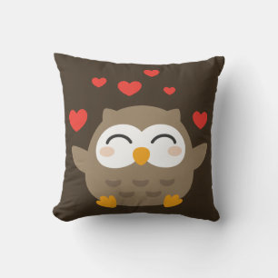 Coussin Illustration de I Owl You