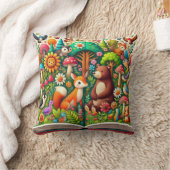 Coussin Illustration de la forêt fantaisiste (Couverture)