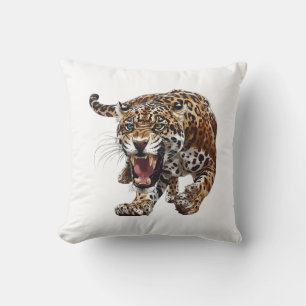 Coussin Illustration de la jungle sauvage de la ruche