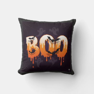Coussin Illustration de la nuit d'Halloween