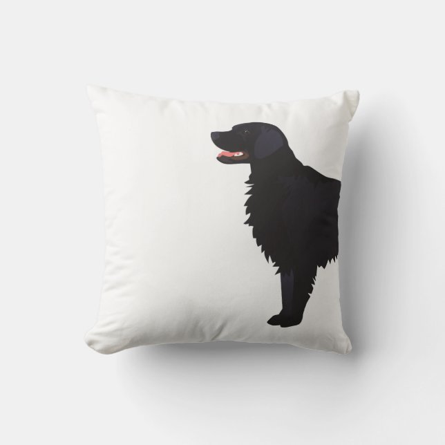 Coussin Illustration de la race de chiens de repérage à co (Recto)