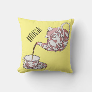 Coussin Illustration de la série Teacup
