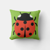 Coussin Illustration de Ladybug (Recto)