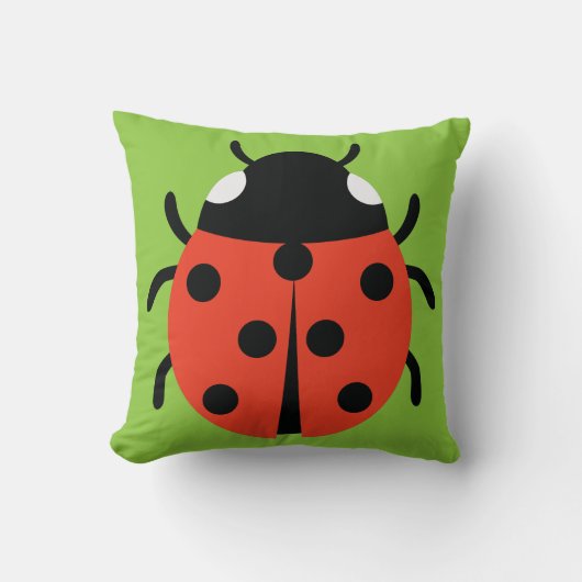 Coussin Illustration de Ladybug (Recto)