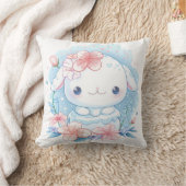 Coussin Illustration de lapin chibi mignon (Couverture)