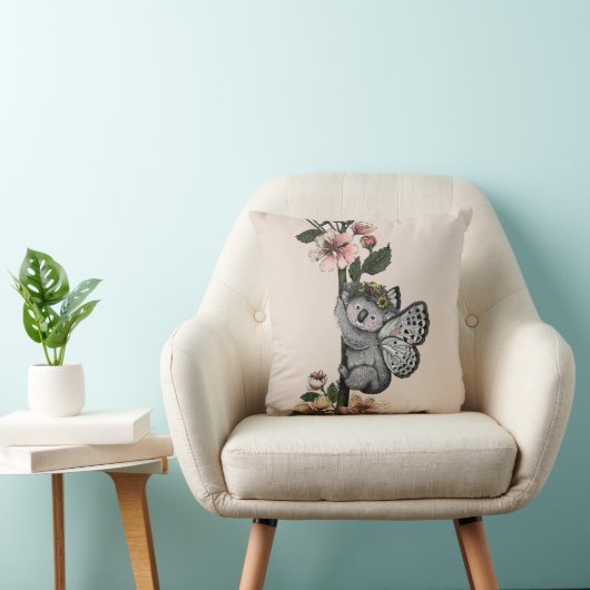 Coussin Illustration de l'aquarelle de la béaire de Koala  (Chaise)