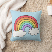 Coussin Illustration de l'arc-en-ciel coloré (Couverture)