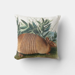 Coussin Illustration de l'Armadillo (Dasypus Peba) à neuf