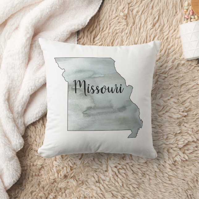 Coussin Illustration de l'État du Missouri (Couverture)