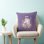 Coussin Illustration de licorne de poutre (Chaise)