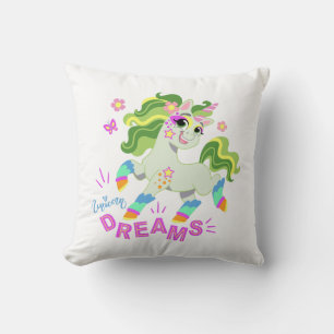 Coussin Illustration de licorne mignonne #2