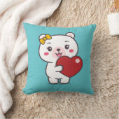 Coussin Illustration de l'ours en peluche (Couverture)