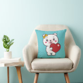 Coussin Illustration de l'ours en peluche (Chaise)