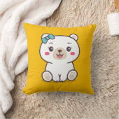 Coussin Illustration de l'ours en peluche (Couverture)