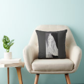 Coussin Illustration de mariée Flapper Art Déco élégante (Chaise)