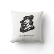 Illustration de mode Femme Glamour avec Chat