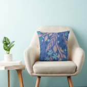 Coussin illustration de motif de feuilles (Chaise)