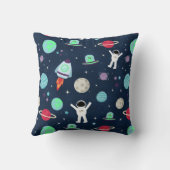 Coussin Illustration de motif spatial (Verso)