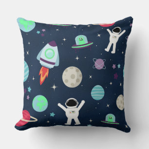 Coussin illustration de motif spatial