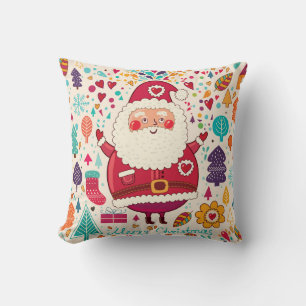 Coussin Illustration de Noël du Père Noël