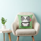 Coussin Illustration de Panda Mignon (Chaise)
